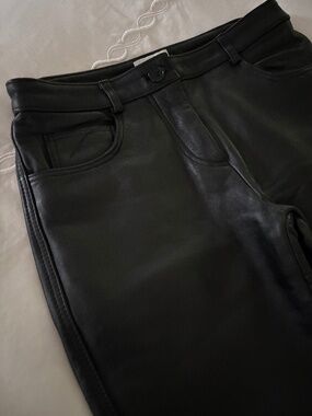 Neiman Marcus leather pants